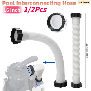 11535 Pool Pump Hose 16 Inch Pool Hoses Interconnecting Hose for Intex Filter Pumps Saltwater Systems for Intex Pool Accessories 1