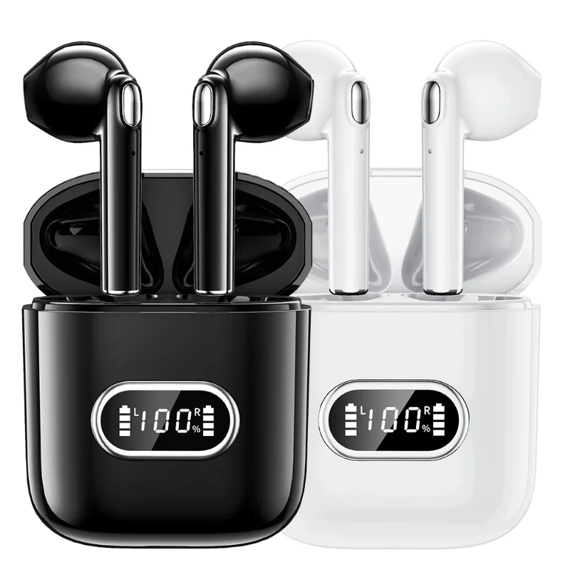 J15 Intelligent Translation Earphones with 143 Languages, Wireless Bluetooth Noise Reduction, Half In Ear Translation Earphones