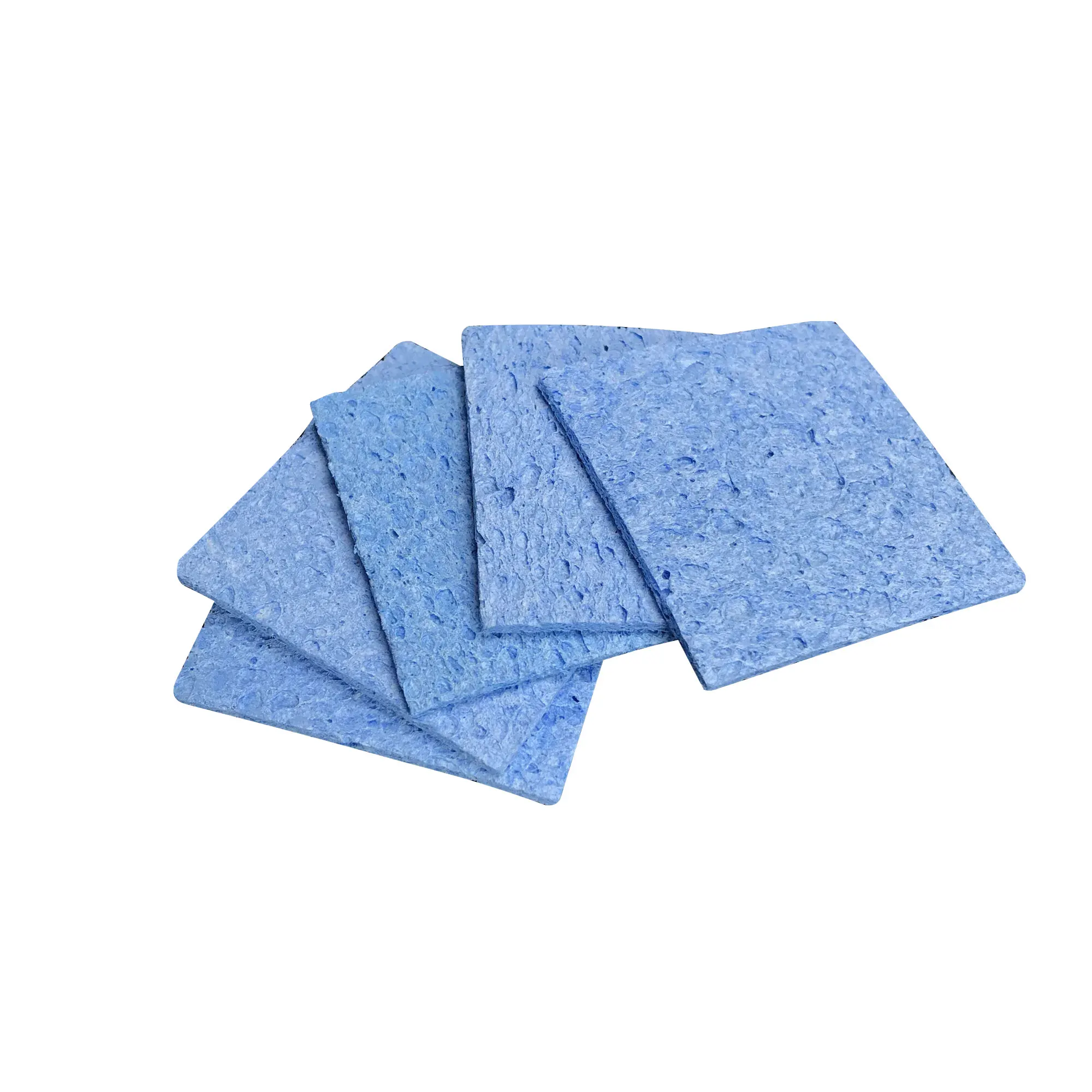 

Cleaner Sponge Soldering Iron Cleaning Blue Sponge Welding Soldering Iron Tip Cleaner Pads Tools Top Quality 5Pcs/Lot 6*6*1.4CM