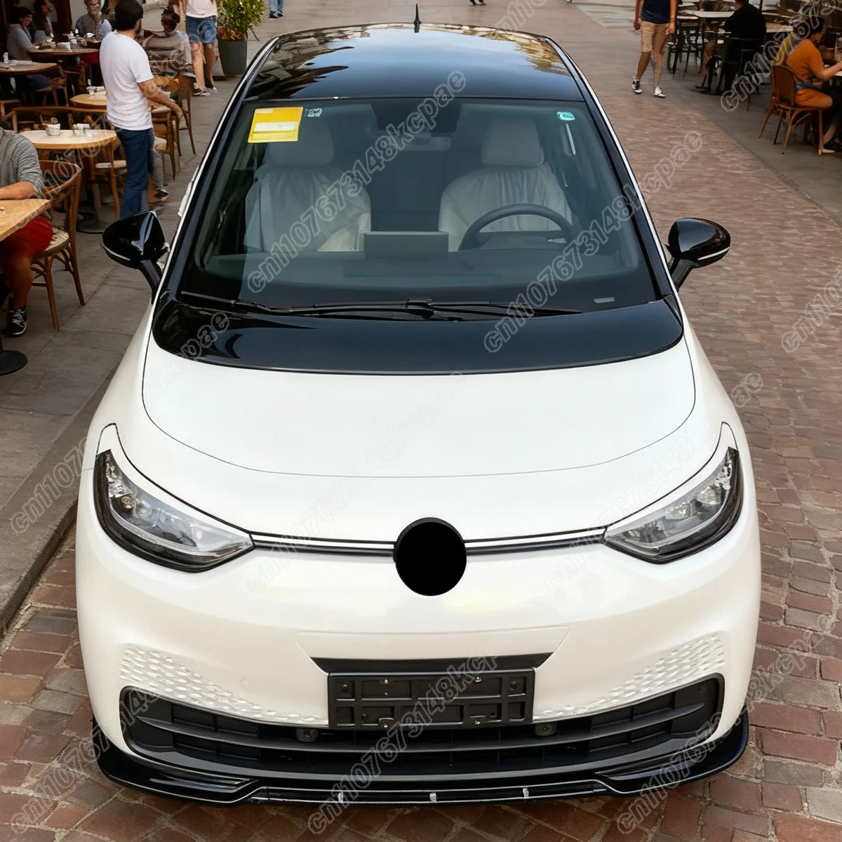 폭스바겐 VW ID.3 2019 2020 2021 2022 자동차 프론트 범퍼 스포일러 보드 스플리터 개조 장식 액세서리