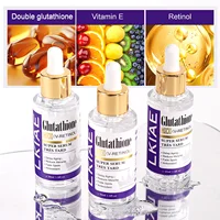 LKIAE Sérum visage blanchissant au glutathion, élimine la mélanine, les taches foncées, le cloasma, avec rétinol, la niacinamide, pour tous les types de peau 4