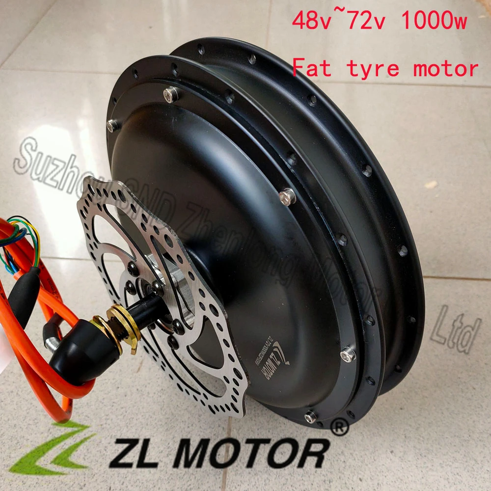Fat tyre snow bike 26*4 inch rear spoke hub motor 48V 1000W G-M050