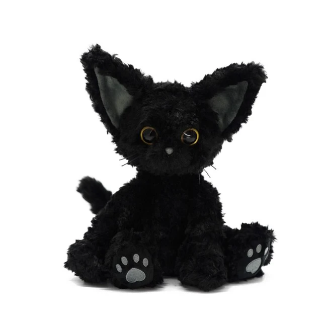 Cute Black Cat Plush Toy Throw Pillow Khaki Curly KUKI Black Cat Long Hair Doll Big Eyes Festive Gift GivingChild Birthday Gift 2 Cute Black Cat Plush Toy Throw Pillow Khaki Curly KUKI Black Cat Long Hair Doll Big Eyes Festive Gift GivingChild Birthday Gift 2