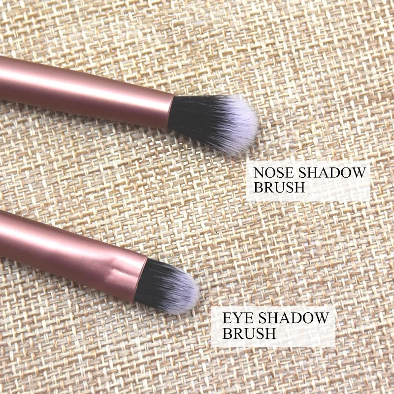 Multifunctional Double Ended Eyeshadow Eye Shadow Makeup Cosmetic Brush Tools Champagne Gold Eyeshadow Makeup Beauty Brush 1Pcs makeup brush set makeup brush