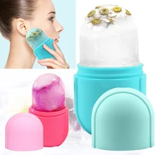 

Ice Roller For Face Reusable Ice Face Roller For Brightening Skin Removing Puffiness Easy-Using Skin-Tightening Ice Cube Face
