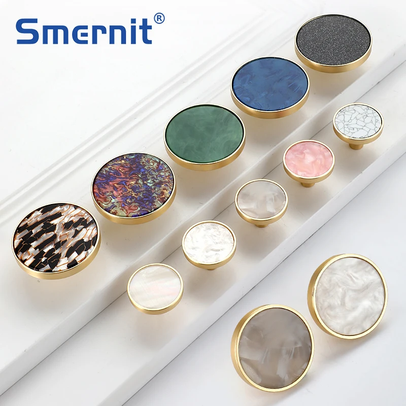 Furniture Handles for Cabinets and Drawers Door Knobs Kitchen Cupboard Wardrobe Pulls Decorate Wall Hanging Hooks 50mm