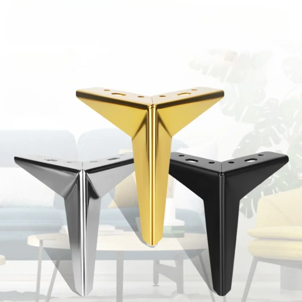 

Modern furniture legs metal gold Black Iron Sofa Feet Table Bed Chair Desk Dresser Cabinet Furniture Support Chairs Feet Height