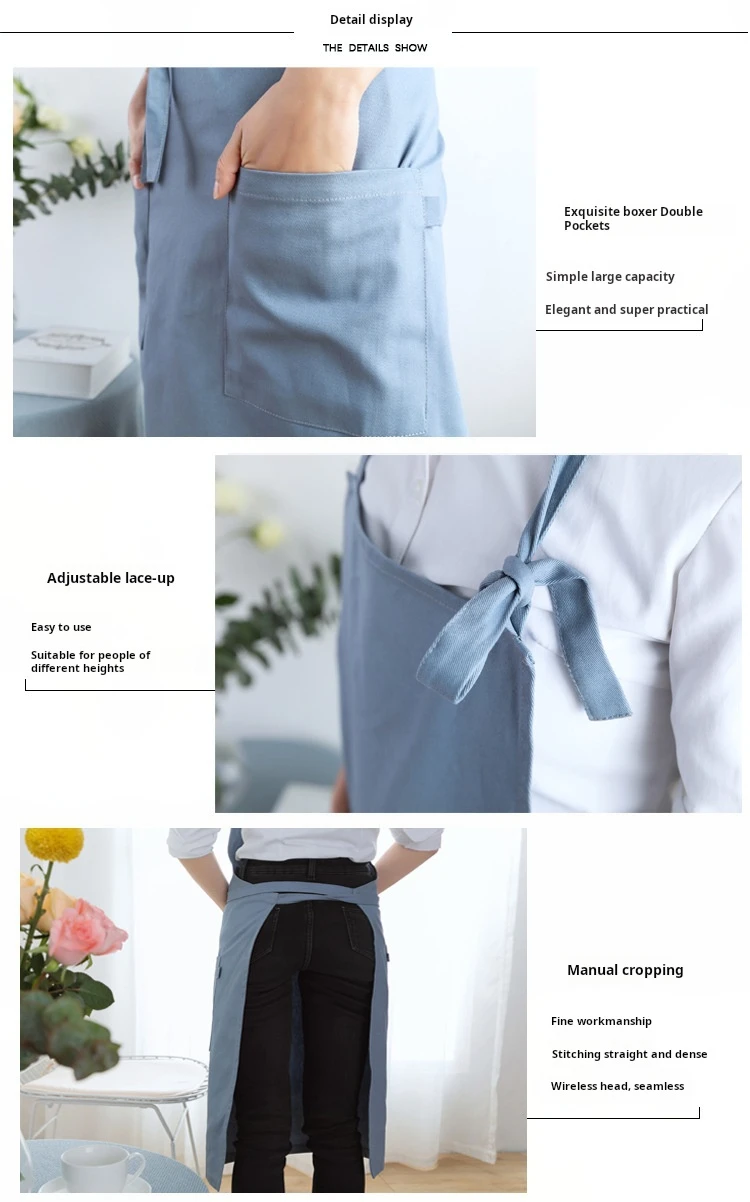Denim Blue Kitchenware Apron Canvas Brief Cleaning Bib Tat Aprons Waterproof Apron - AliExpress Sc22187dd23e042b8b79339ec2bd9729et