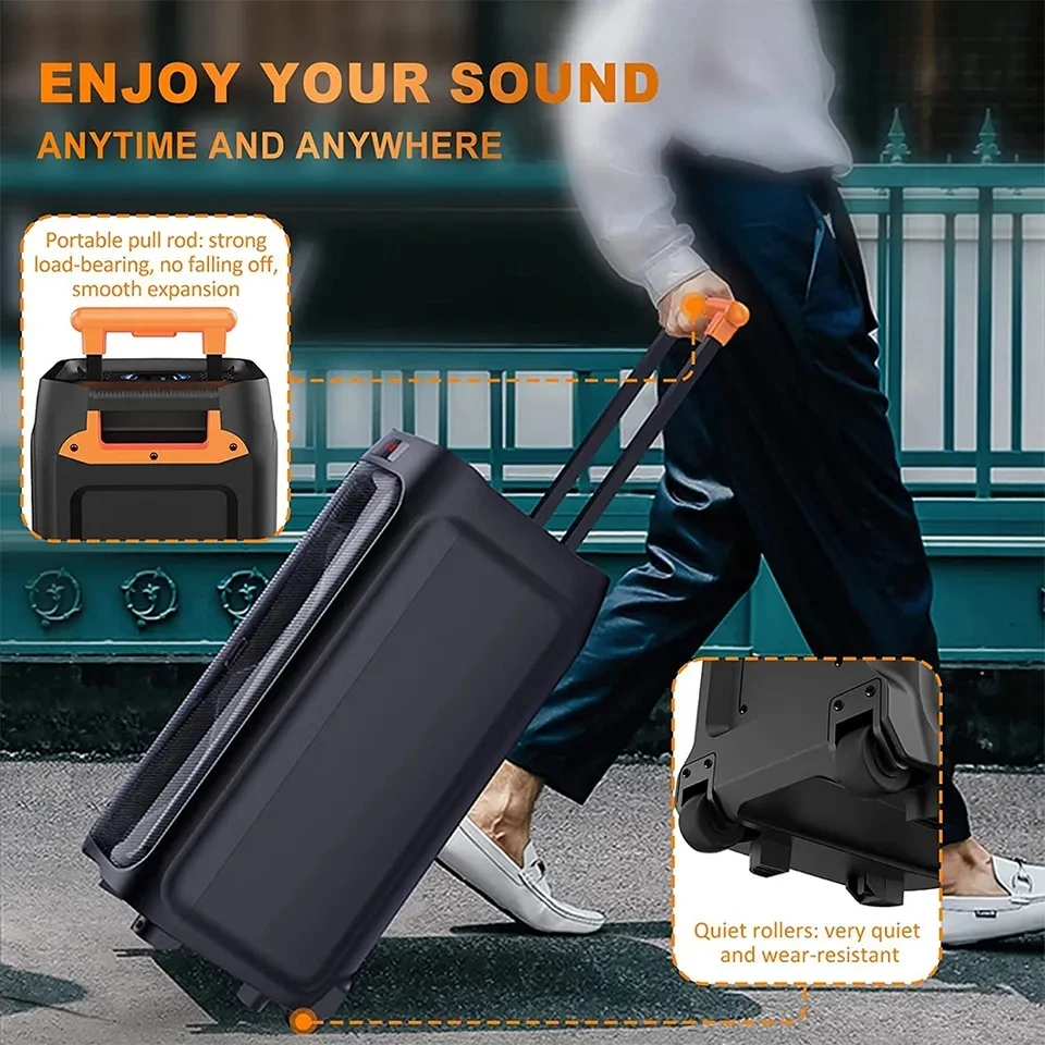 NDR Large Size Active Subwoofer Outdoor Wireless 2