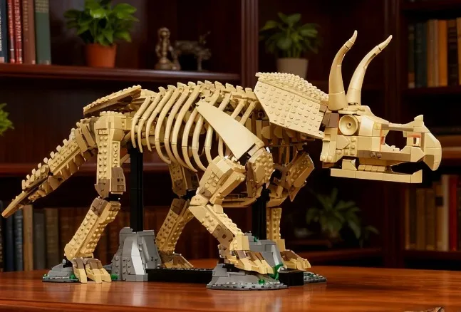 쥬라기 공룡 월드 파크 2688pcs 연구용 트리케라톱스 조립 모델 빌딩 블록 브릭 MOC 어린이용 선물