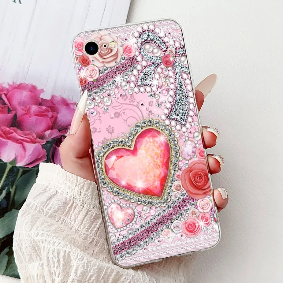 Cute Cat Painted Clear Silicone Soft Slim Phone Case