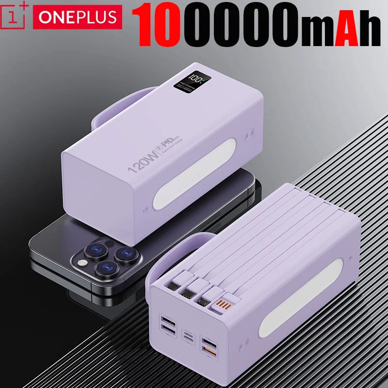 Purple 100000mAh