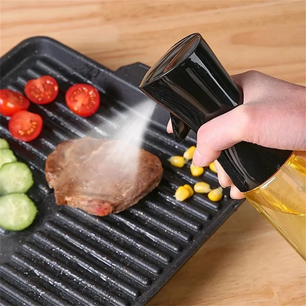 300ML Oil Sprayer Bottle Kitchen Cooking Olive Oil Dispenser Camping BBQ Sprayer Kitchen Baking Bottle Vinegar Bottle