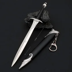 22cm Samurai - Style Decorative Sword with Anime Influence (Style - A - 18cm)