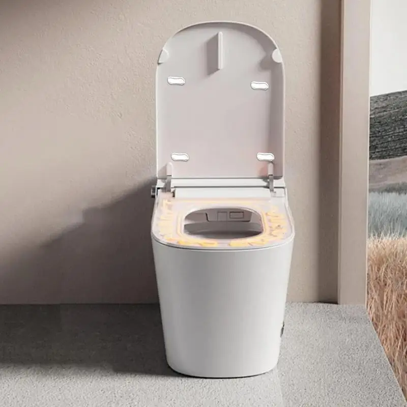 Lot De 4 Pare-chocs De Siège De Toilette En Silicone Adhésif Puissant Pour Abattant De Toilette, Tampons En Caoutchouc Pour Abattant De Toilette, Maison, Hôtel Et Hôpital