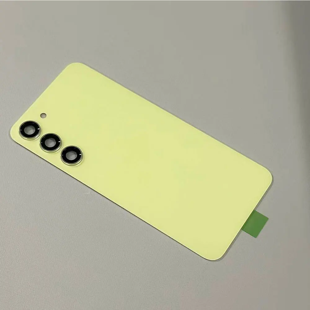 S23+ 삼성 갤럭시 S23 플러스 S23+ S916B S916U용 새 하우징 후면 배터리 커버 후면 도어 교체용 배터리 커버+카메라 렌즈