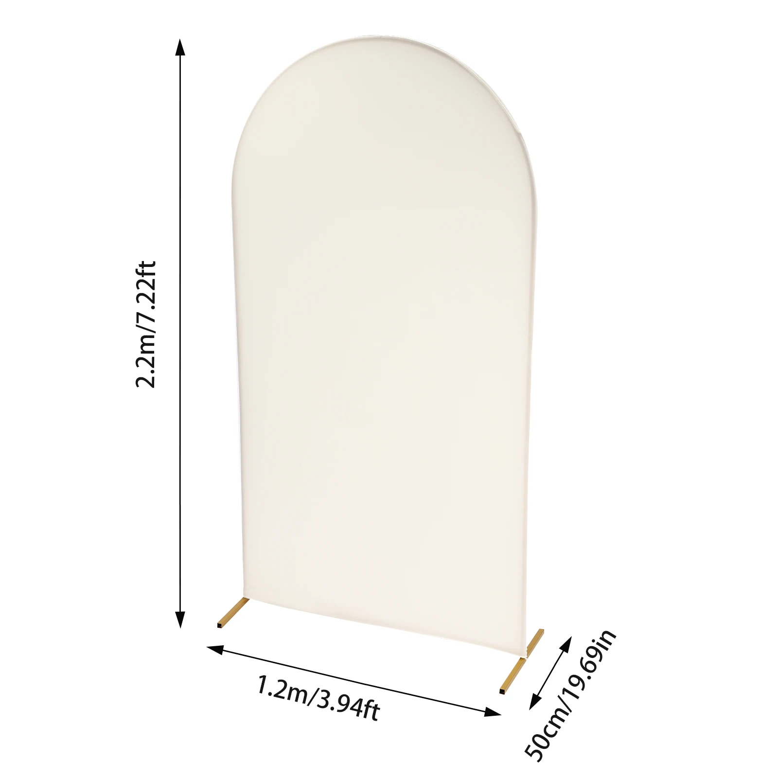 120*220cm Arch Backdrop Stand Wedding Balloon Frame Kit for Wedding Flower Party Background Decoration