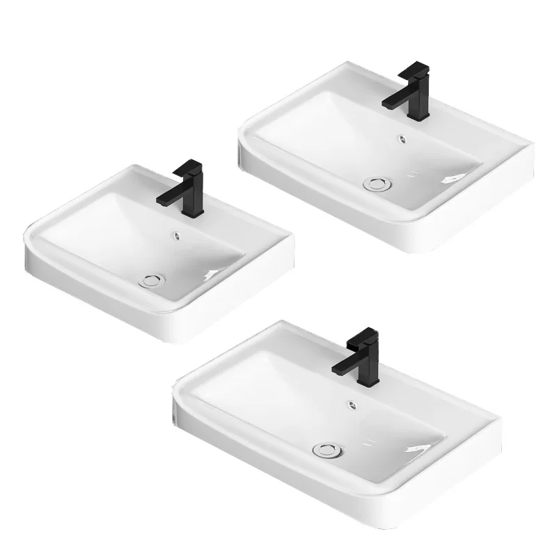 อ่างล้างหน้าแบบกึ่งฝังในไท่จง, อ่างเดี่ยว, อ่างล้างหน้าเซรามิกแบบรวม, ตู้, ท็อปเคาน์เตอร์, อ่างล้างหน้า, ห้องน้ำ, อ่างล้างหน้าแบบตั้งพื้น 1