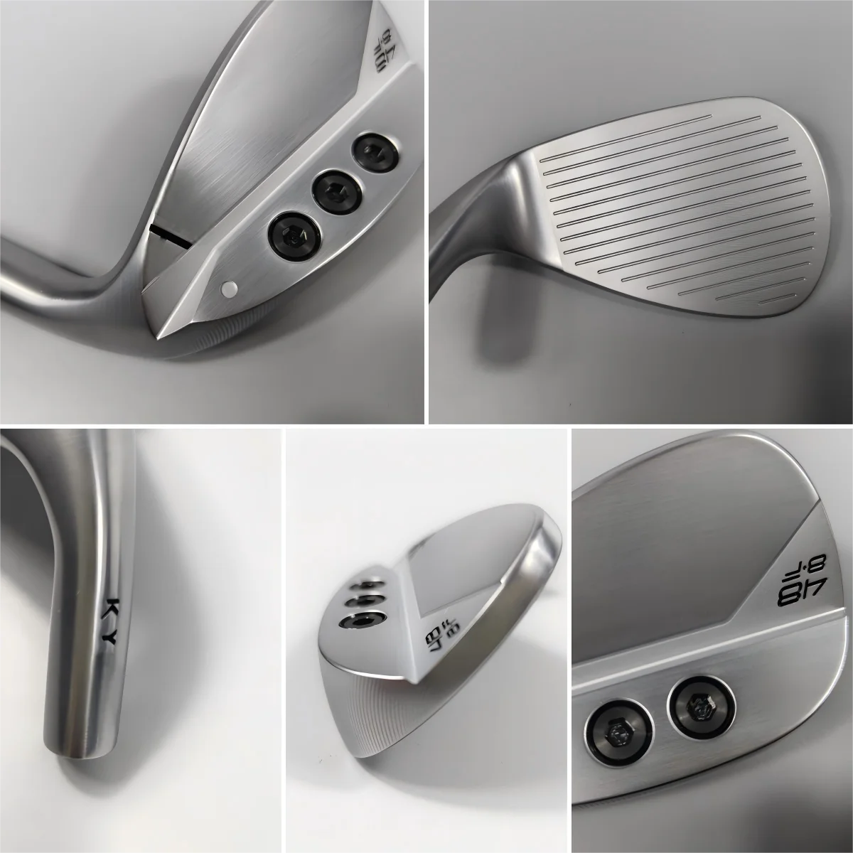 Original KYOEI golf culb wedges head CNC Forged silvery version includes 48 52 56 60 degs 4
