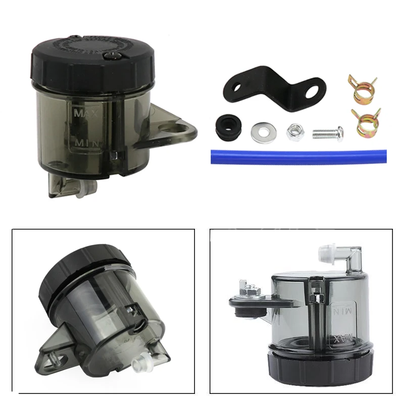 Motorcycle Brake Lever Universal Motorcycle Lever Brake Oil Tank Foot Brake Master Cylinder Oil Cup Fluid Bottle Reservoir Dirt Bike Scooter Pitbike