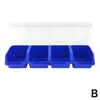 1pcs Plastic Multi-Compartment Organiser Box For Screws Plastic Hardware Divider Storage Case With Lid Display Y7K9 3