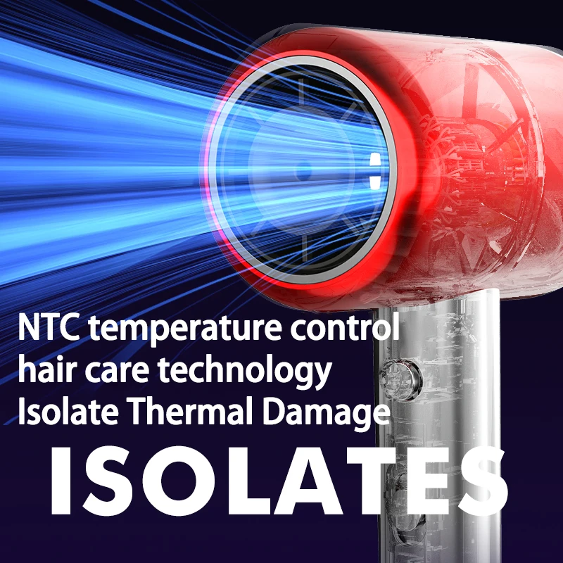 Electroplating Hair Dryer Water Ion Household High-power Air Supply With Foral Fragrance 220/110VHot Cold Wind Hair Dryers 4