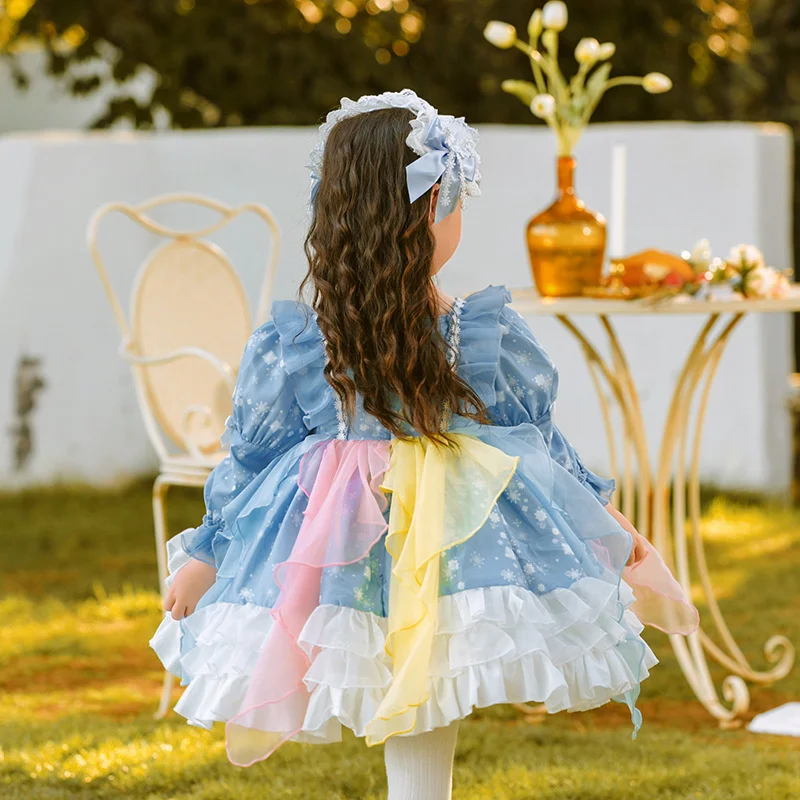 Autumn New Girls Lolita Princess Skirt Children's Early Autumn Lovely Lolita Skirt