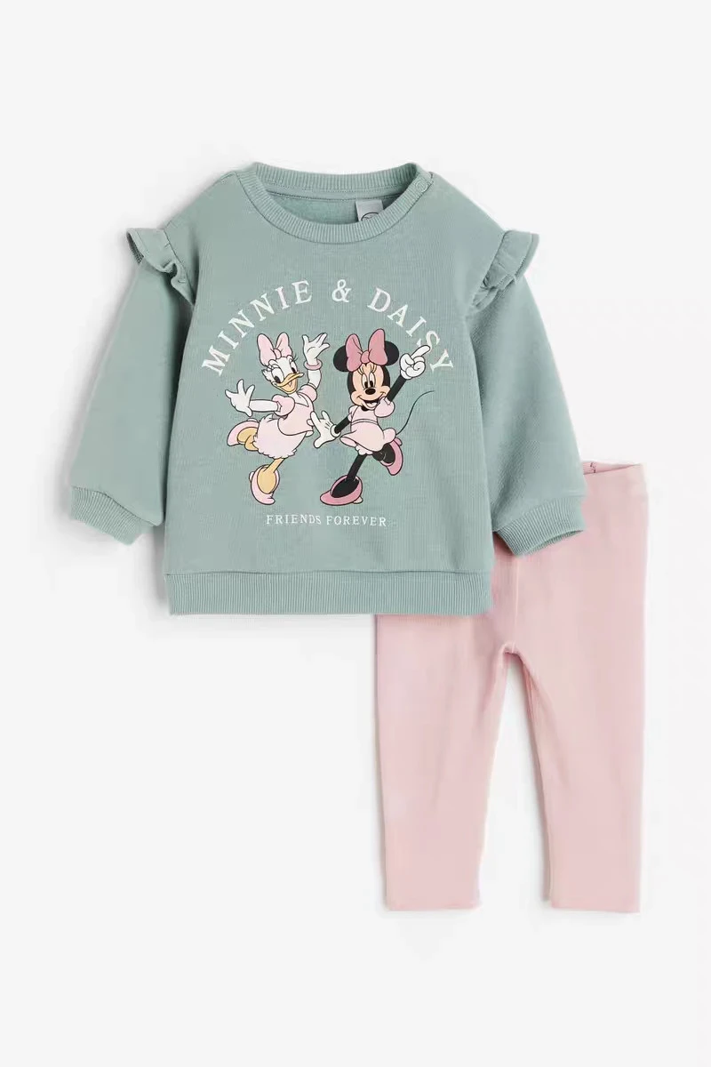 MINI MOUSE JERSEY SET - SALMON main image 1