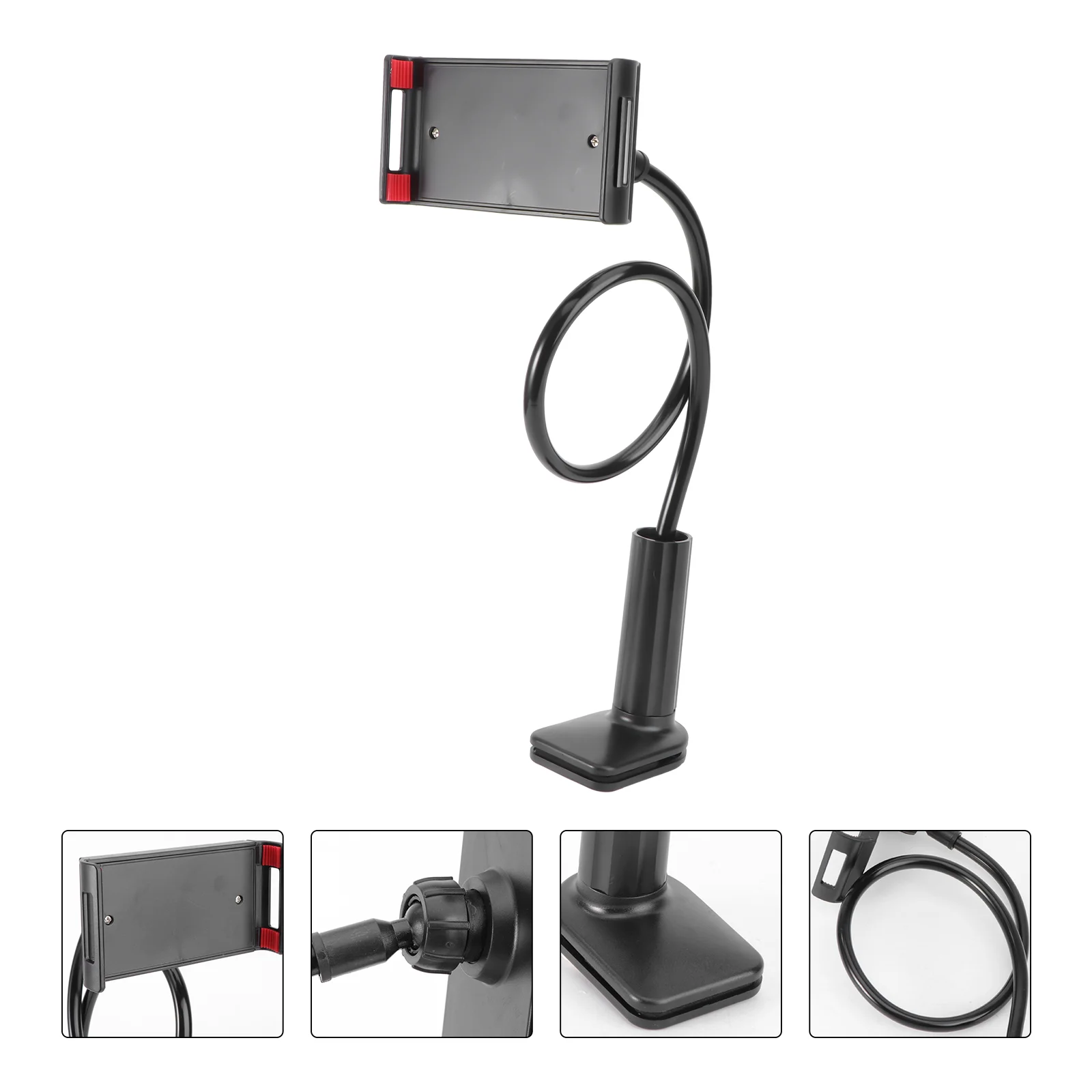 

Universal Cell Phone Holder Lazy Bracket Mobile Phone Stand Flexible Gooseneck Long Arm Clip for Smartphone or Tablet Devices