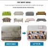 JHome Textiles Scratch Resistant Solid Color  Sofa Covers 1PC Elastic All Inclusive  All Season Universal Elastic Sofa Protector 6