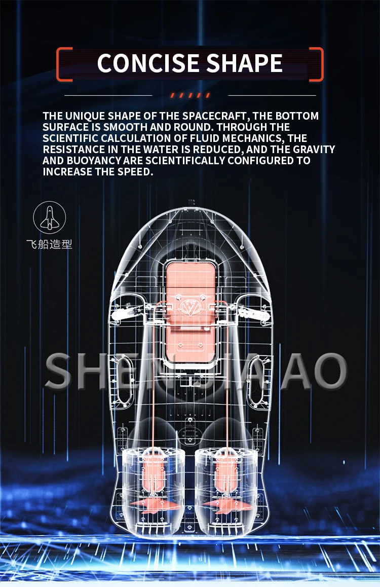 Smart electric surfboard water skateboard electric boat propeller snorkeling sports goods outdoor entertainment