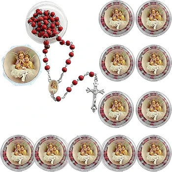 Baptism Angel Rosary Favors 1