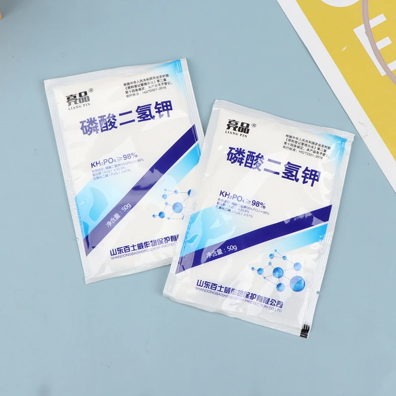 Description Picture 6 of item50Gram Potassium Dihydrogen Phosphate Leaf Surface Fertilizer Promote Plant Growth Improve Bonsai Flower Immunity For Garden Use