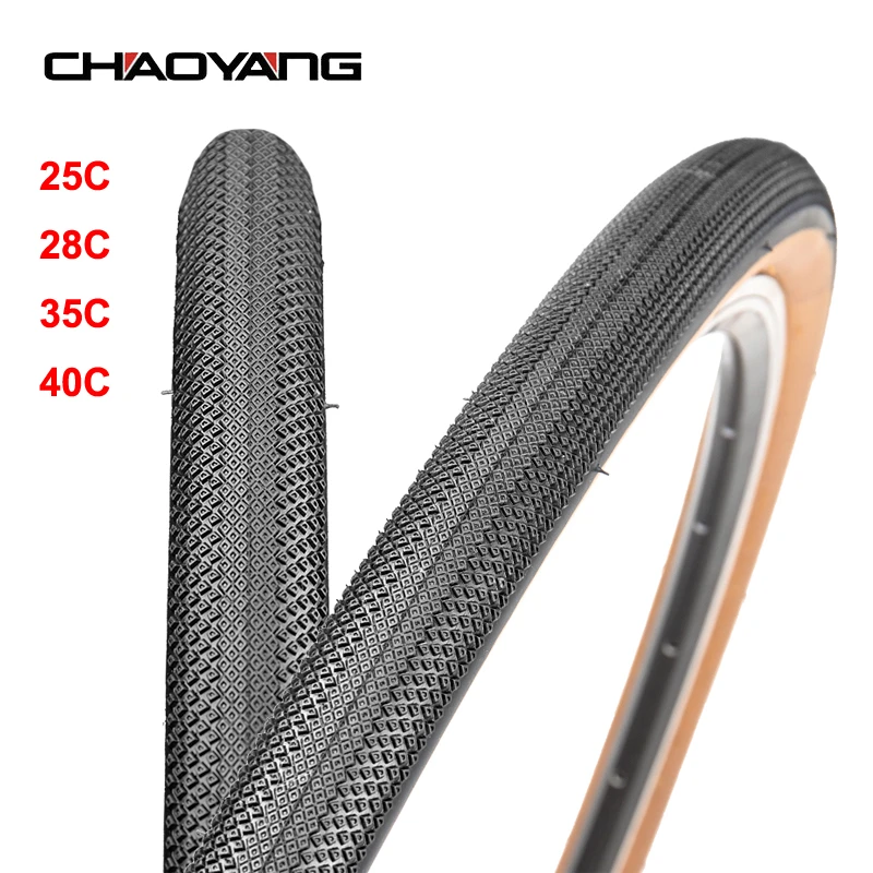 Chaoyang Arisun Fietsband 700C 700x2 5/28/35/40C Racefiets Anti Punctie fietsen Band Draad Type Gele Rand| | - AliExpress