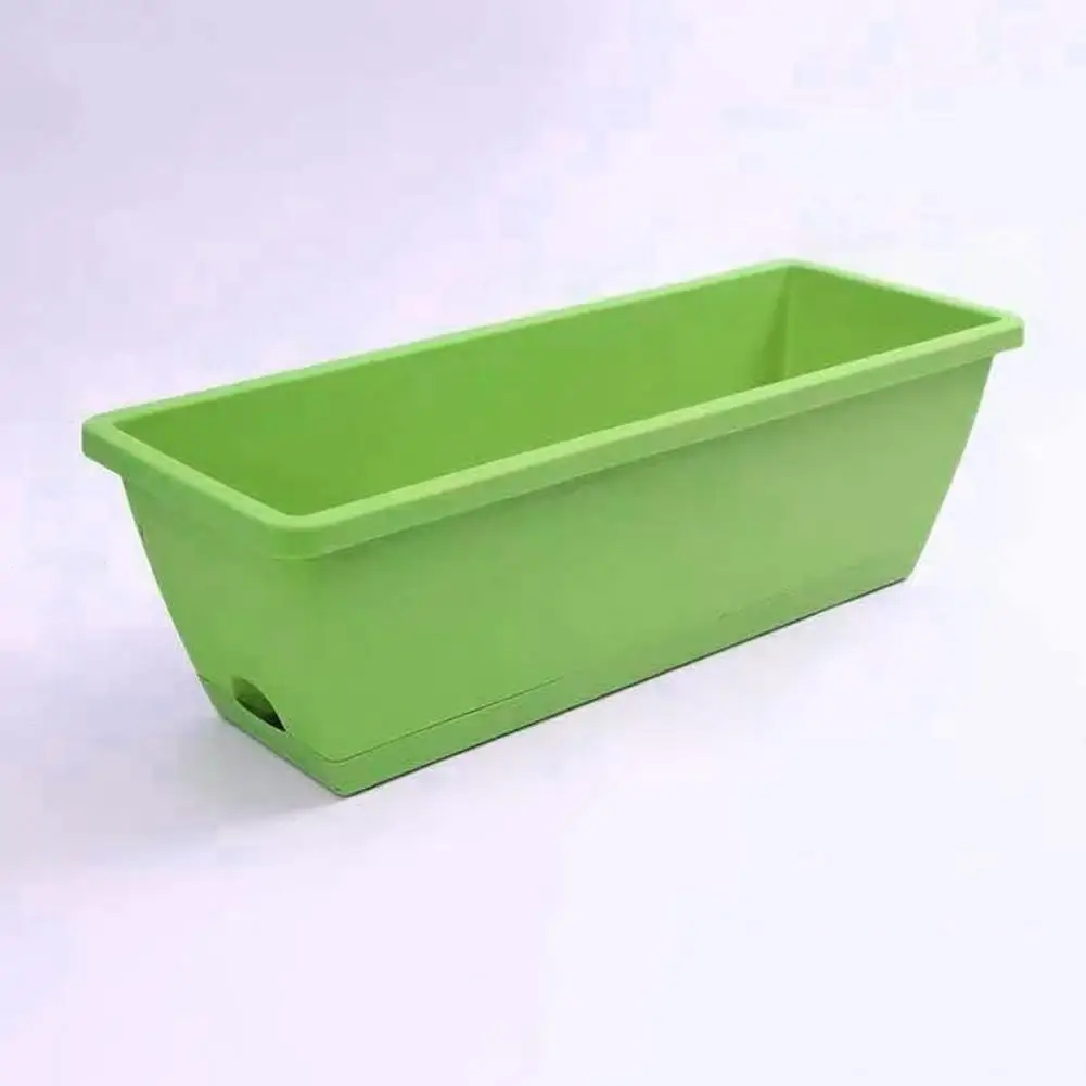 thumbnail image 1 of Práctica jardinera de plástico rectangular para cultivo de verduras, maceta de gran capacidad y duradera, suministros para jardín, 1 of 5