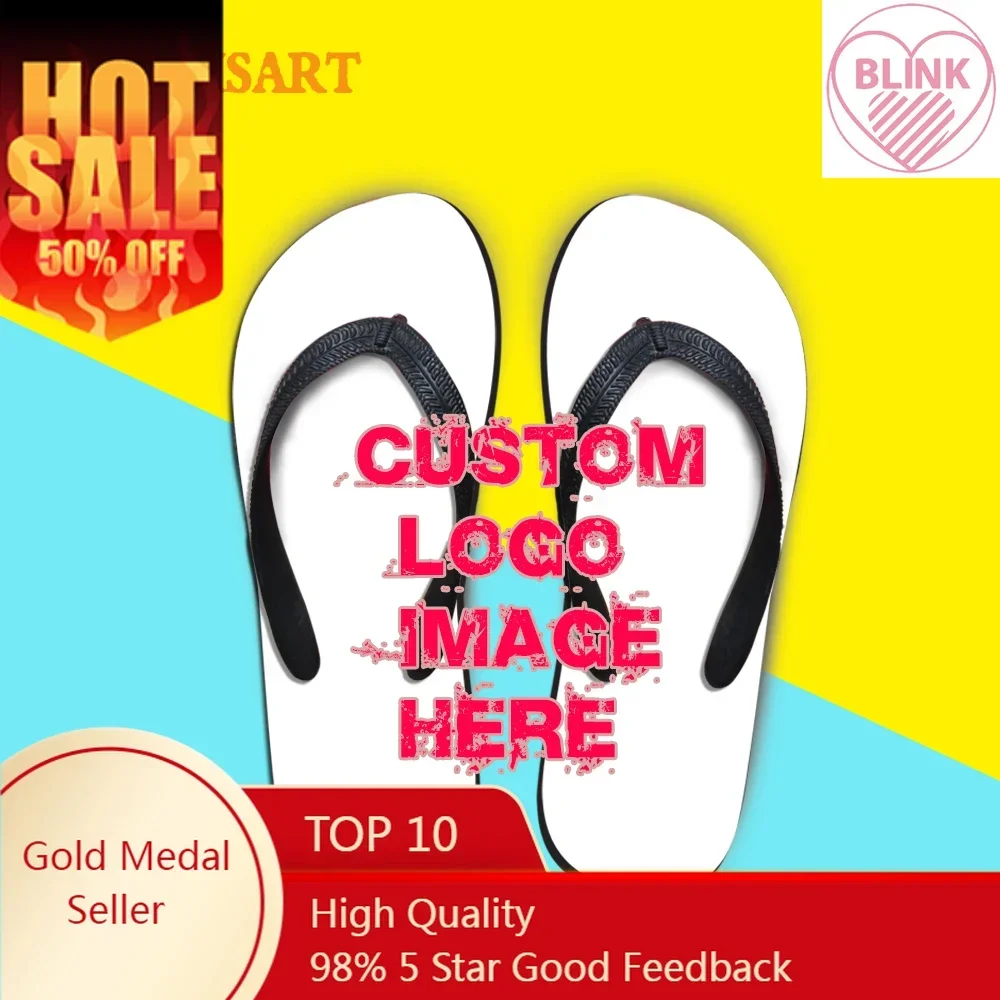 

Custom Shoes Customized Image Tropical Casual Brand Womens Flip Flops Summer Home Wholesale Flats Slippers Ladie Beach Girls DIY