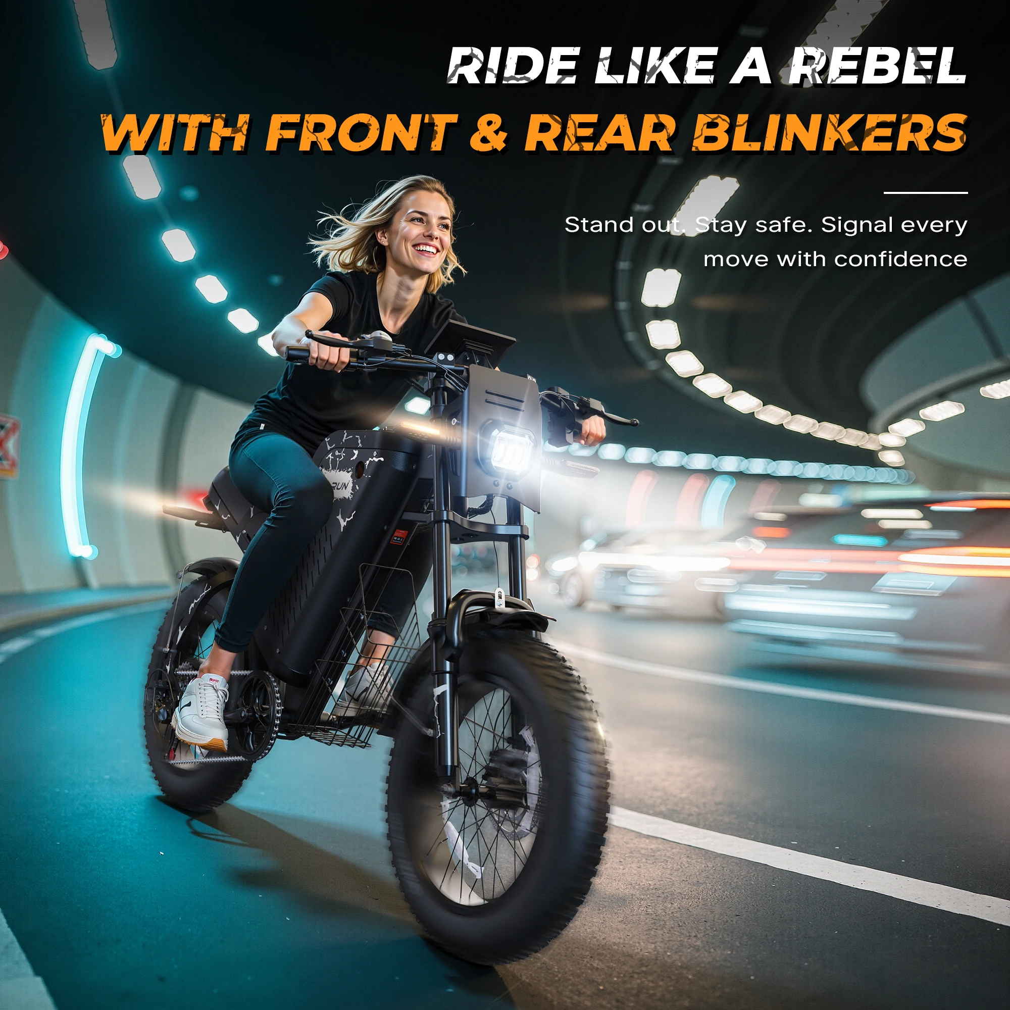 Varun X-Plorer Rapto Adult Dirt Electric Bike, 1000W Peak Power, 48V 20.8Ah, 20" Fat Tire, 28MPH, Ebike UL 2849, 1 Year Warranty 4