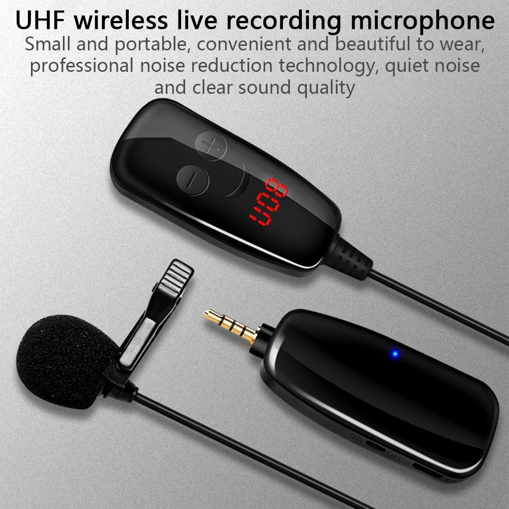 UHF Wireless Headset Microphone Mic Receiver Teaching Guides Lectures