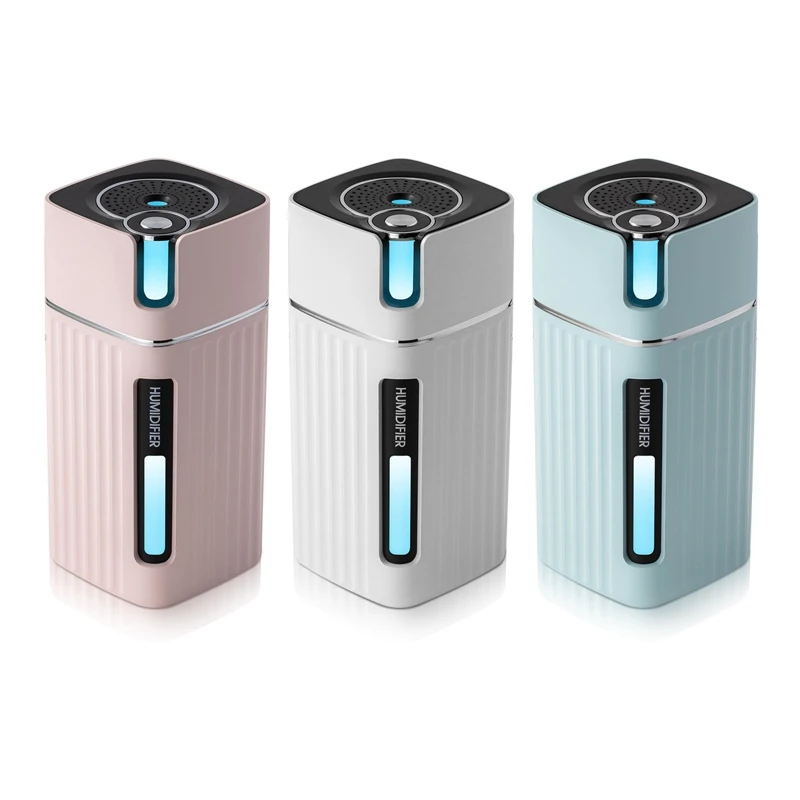 

Portable 300ml for Nano Electric Air Humidifier Air Diffuser USB Cool Mist Sprayer with Atmosphere Night Light for Home