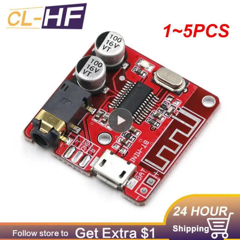 

1~5PCS Audio Receiver Board 5.0 MP3 Lossless Decoder Board Wireless Stereo Music Module 3.7-5V XY-BT-Mini