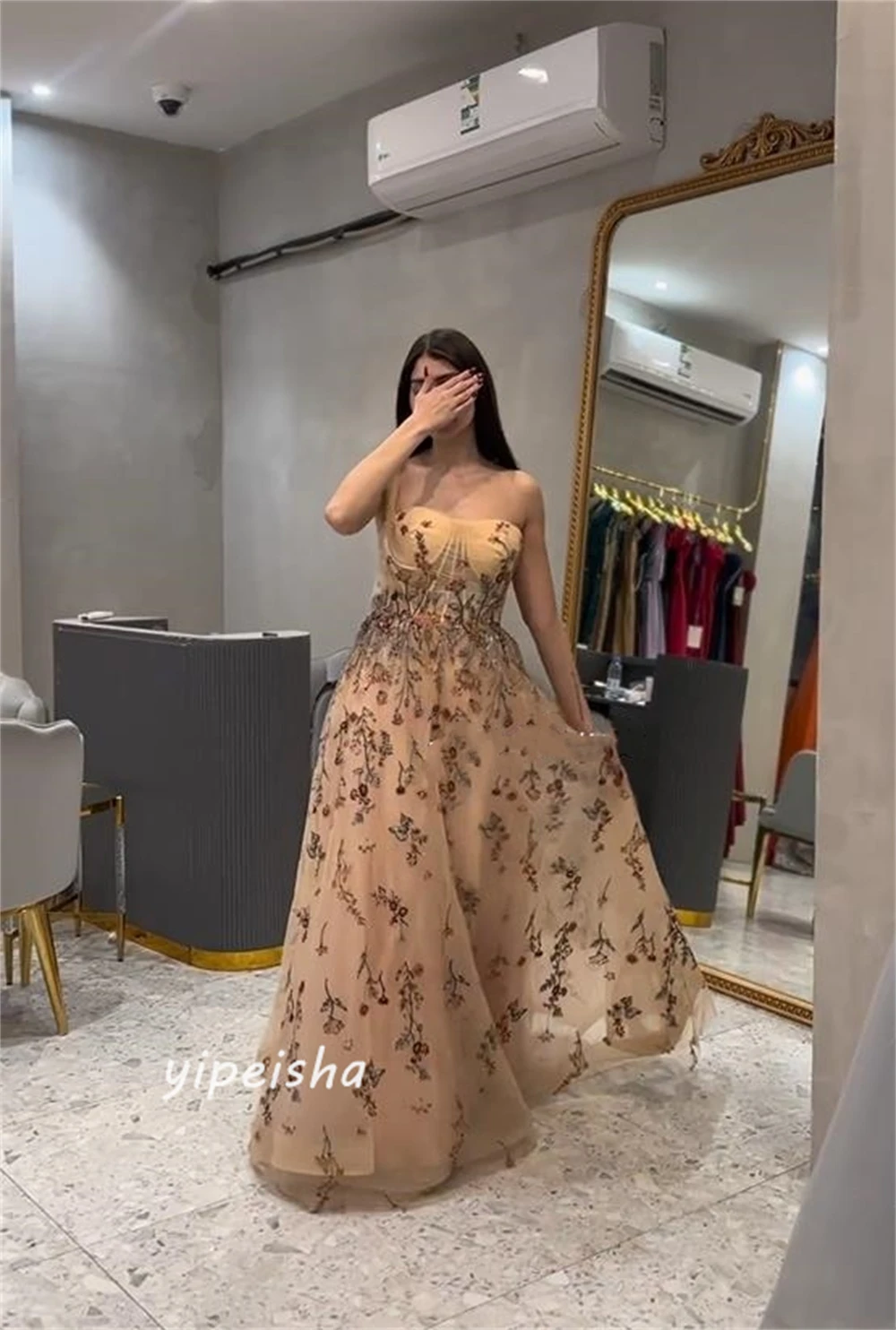 slim fit dress slacks Charming Blue Tulle Long A-line Prom Dress, Handmade Formal Gown –  Cutedressy