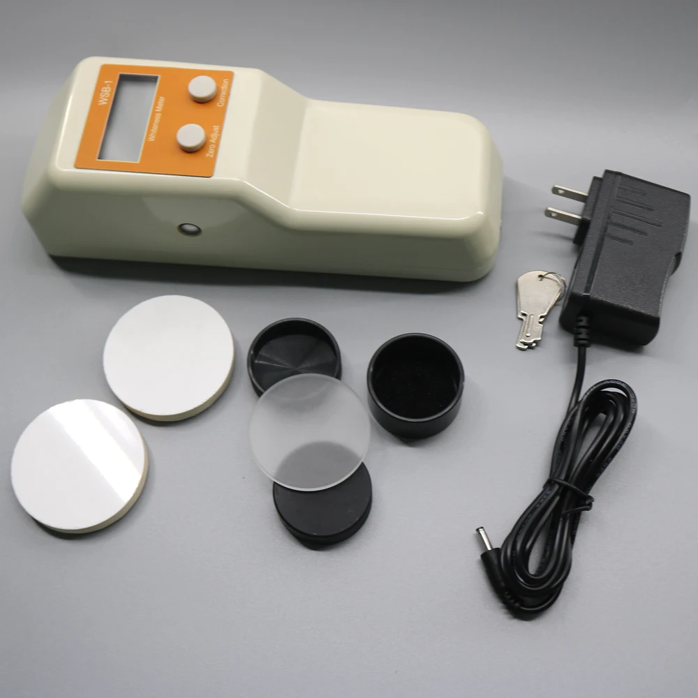 WSB-1 Handheld Digital Whiteness Meter Glossmeters Adopting big-screen highly transparent LCD display