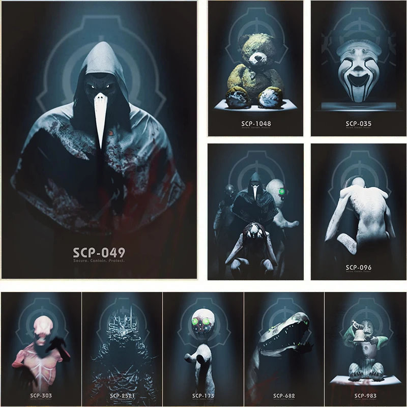 scp 096 Picture , scp 096 face | Art Board Print