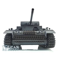 1/16 HENG LONG RC Tank Car Chassis Gray 7.0 Plastic German Panzer III L RTR 3848 360° Turret Outdoor Toys For Boys TH17356-SMT4 2