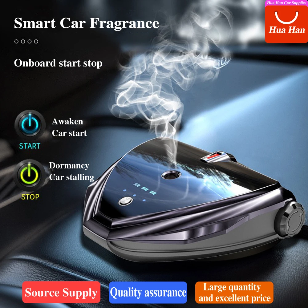 Car Air Freshener Intelligent Spray USB Charging Interior Accessories  Flavoring Perfume Diffuser Parking Number Plate Supplies - AliExpress