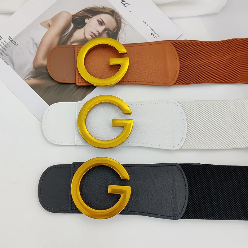 Fashion Wide Designer Belts For Women High Quality Luxury Brand