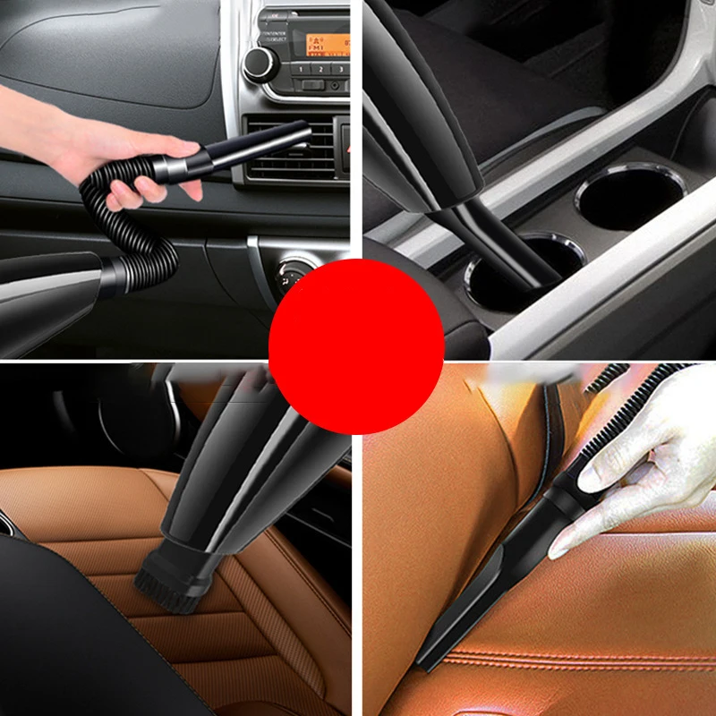 12v Car Vacuum Cleaner 120w Wet And Dry Dual-Use Home Handheld