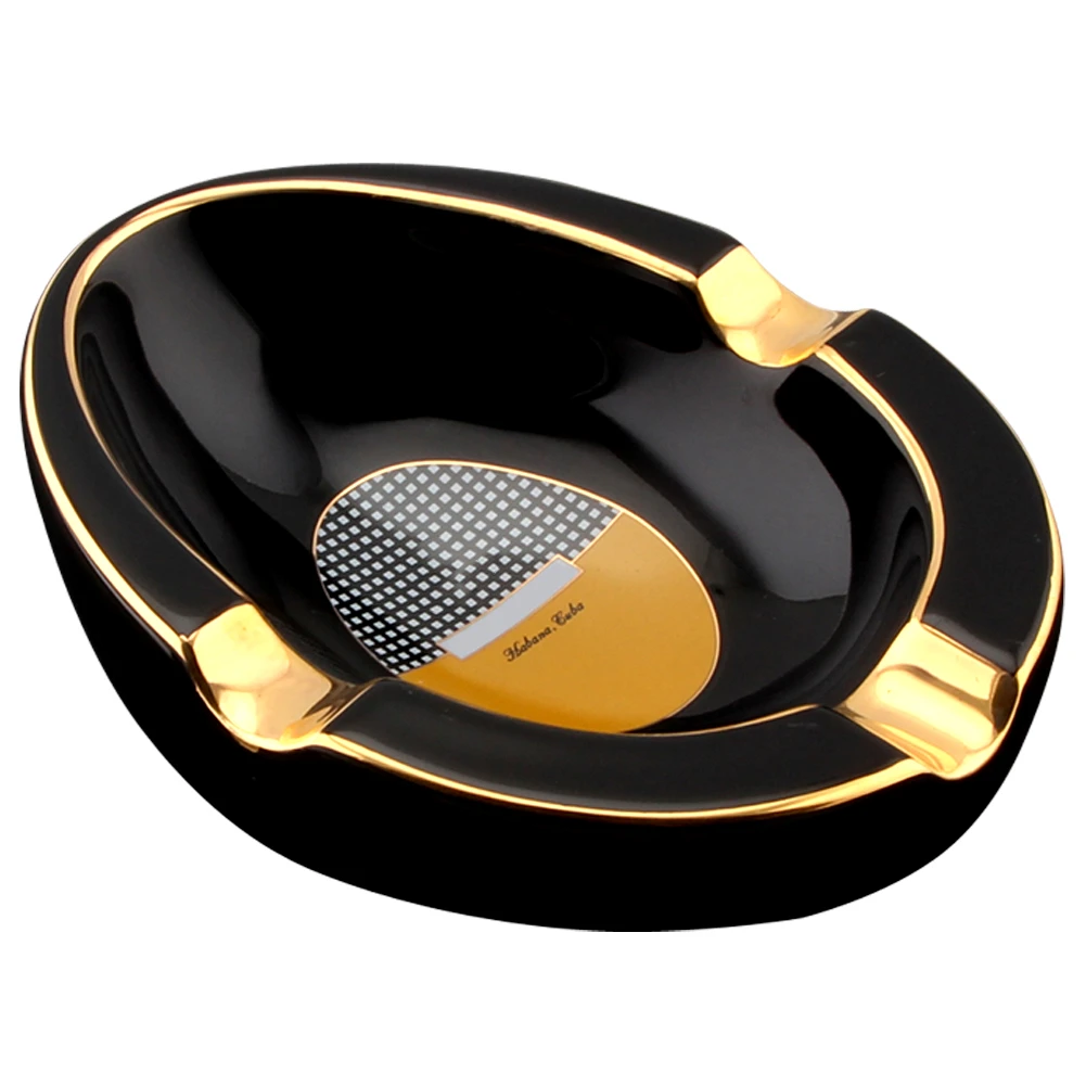 Cohiba Ceramic Cigar Ashtray Portable Creative Design Smoke Ash Tray