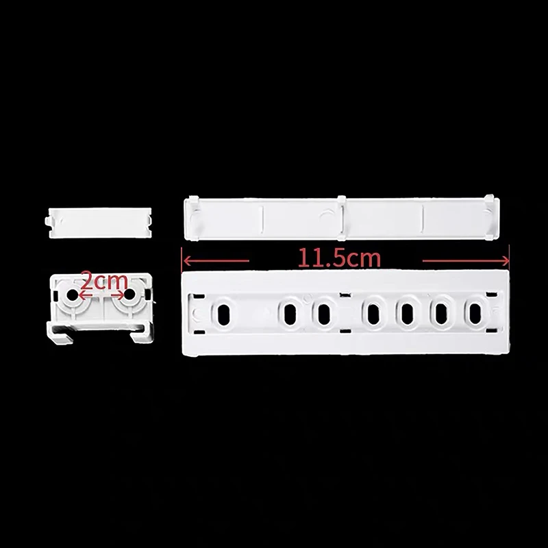 Integrated Fridge Door Plastic Mounting Bracket Fixing Slide Kit For Freezer Refrigerator Door Shelf Rail For Refrigerator 1Set