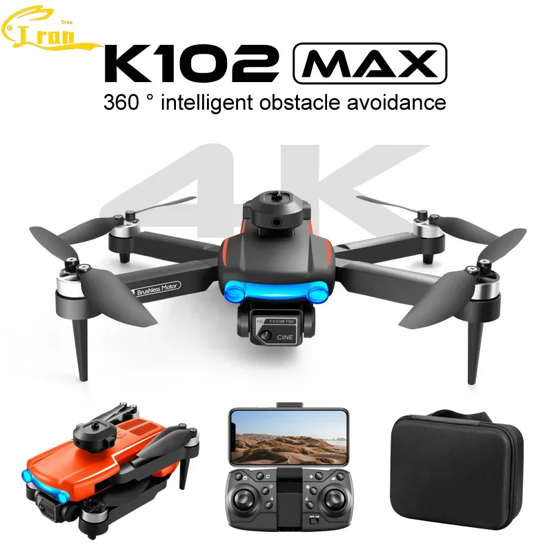 

Квадрокоптер K102max с бесщеточным Мотором и оптическим ремнем для обхода препятствий и дистанционным управлением